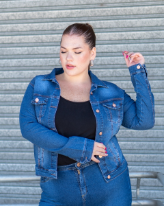Campera de Dama Talle Especial (jeans)