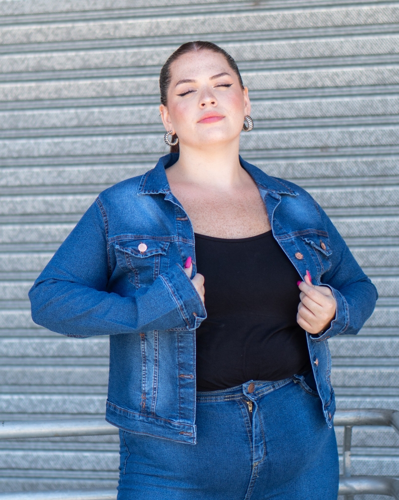 Campera de Dama Talle Especial (jeans) - Imagen 7