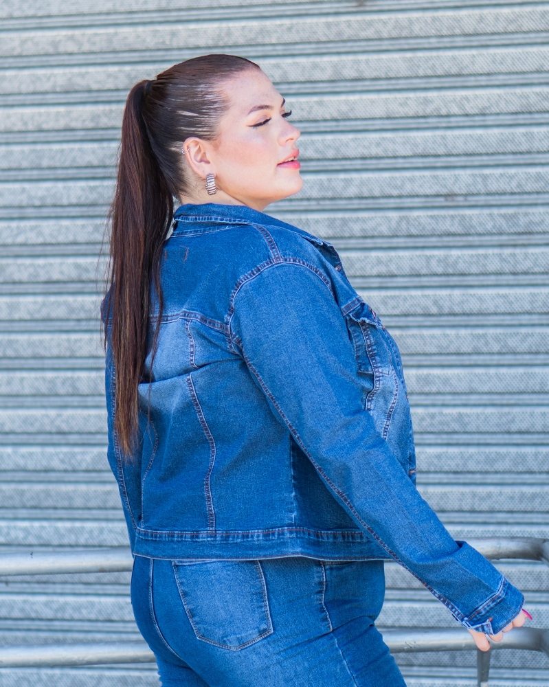 Campera de Dama Talle Especial (jeans) - Imagen 8