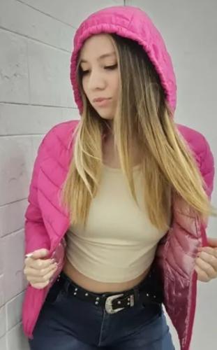 Campera Importada Booty Canelón con Piel Dama