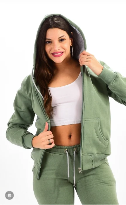 Campera Frisado Peinado Unisex