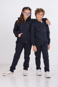 Campera Friza Colegial Unisex
