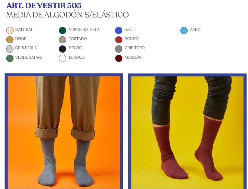 Medias de Vestir Rhyton Algodón - Imagen 3
