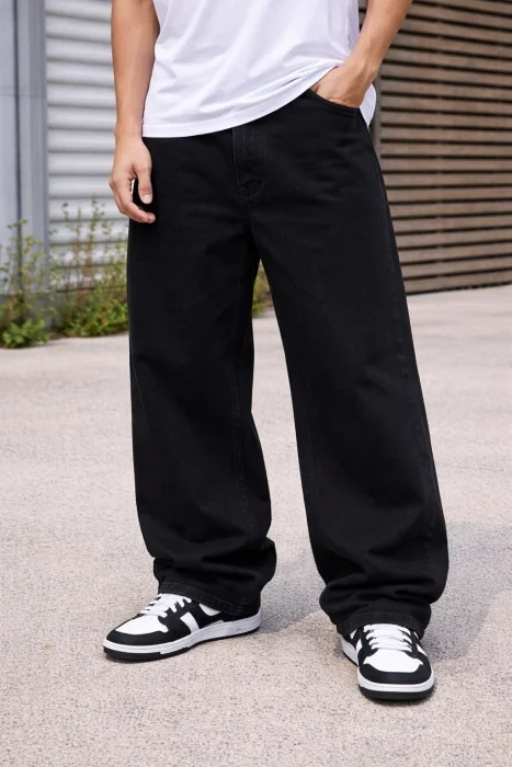 Jean Baggy Negro Hombre