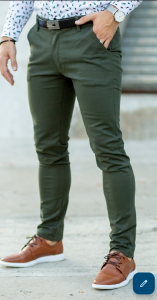 Corte Chino Gabardina Semi Chupin