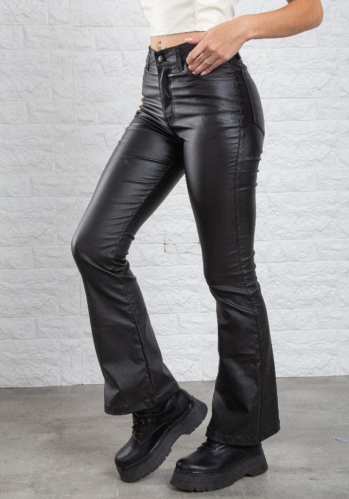 Pantalón Oxford Engomado Negro - Imagen 3