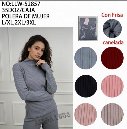 Polera con Frisa  Mujer Linda Luna