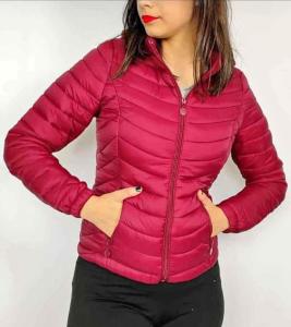 Campera Piel " Oferta " Dama Importada Inflable Canelón