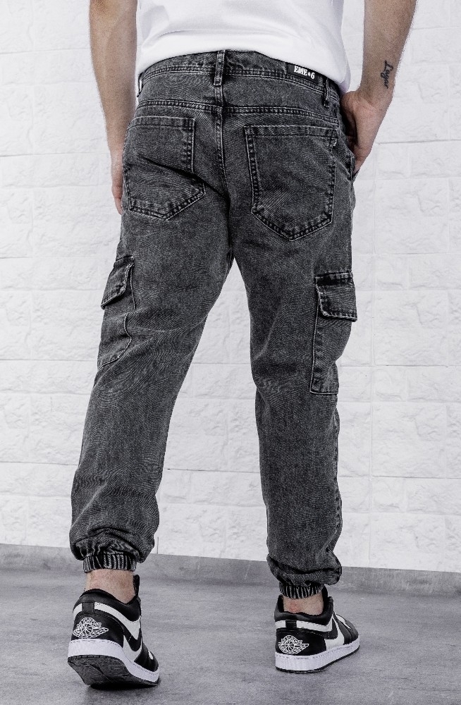 Jean  Cargo Jogger Gris - Imagen 3