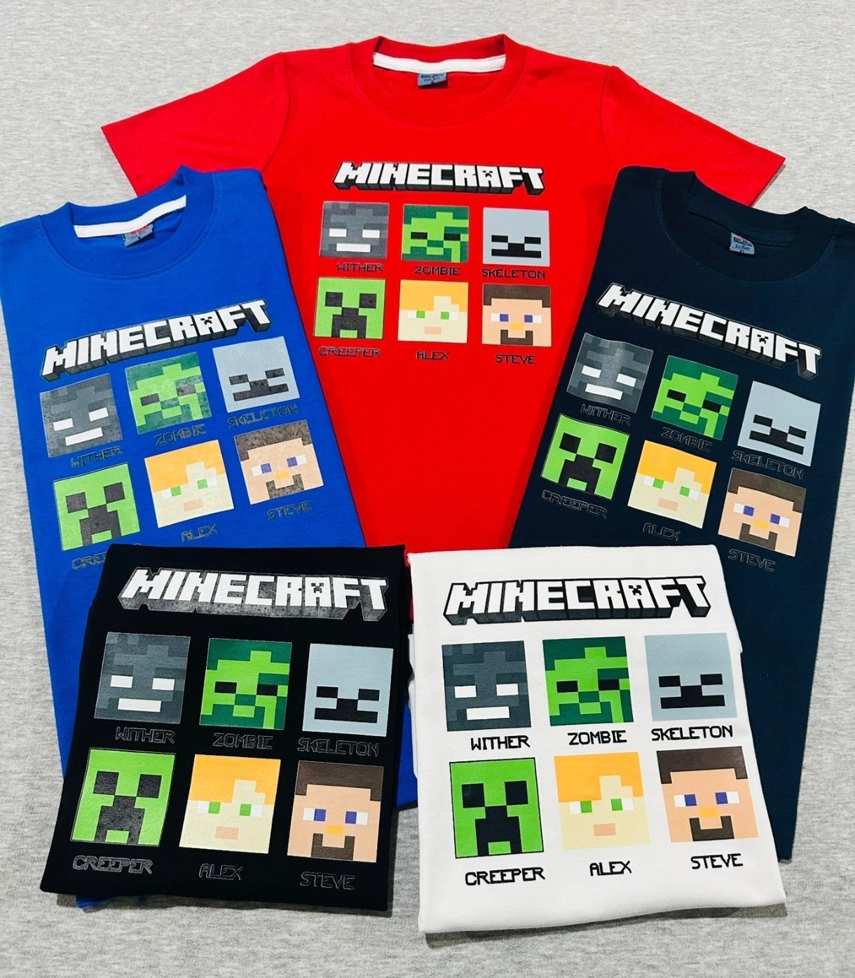 Remera Minecraft Manga Larga Estampada Mod - Imagen 2