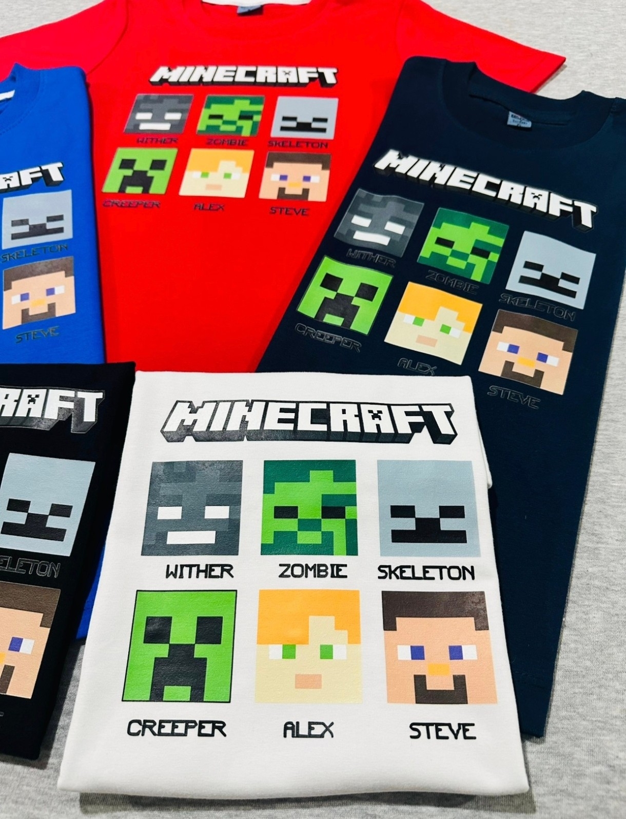 Remera Minecraft Manga Larga Estampada Mod - Imagen 3
