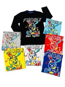 Camiseta Manga Larga Estampados Surtidos - Miniatura 1