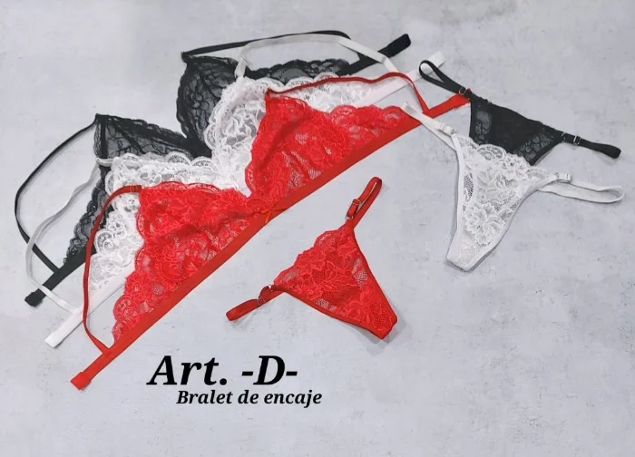 Conjuntos Bralette de Encaje Art D