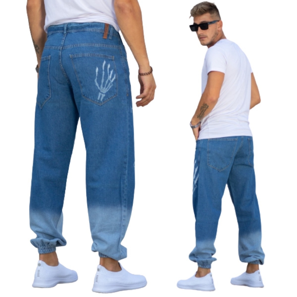 Jeans Pantalón Bagui Calce Relax Tendencia 2023 - Imagen 3