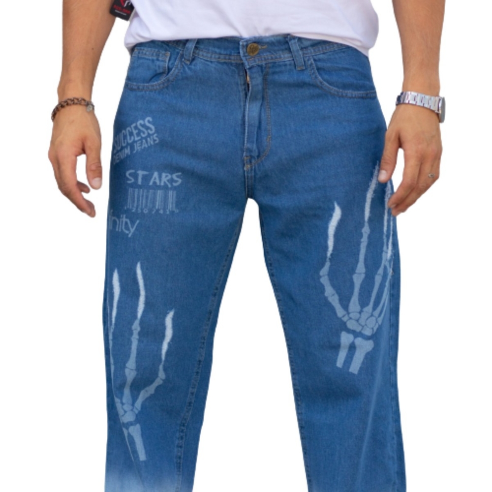 Jeans Pantalón Bagui Calce Relax Tendencia 2023 - Imagen 4