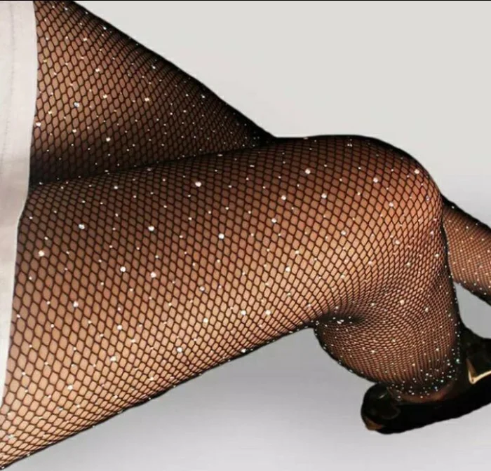 Medias Can Can Red con Brillo