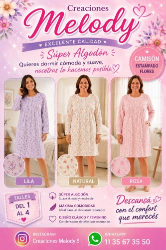 Camisón Malrga de Señora
