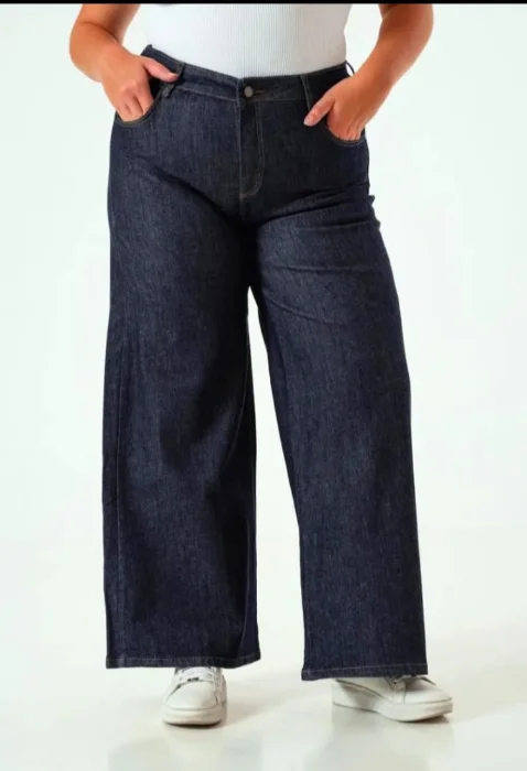 Jean Wide Especial Azul Dama Palazo