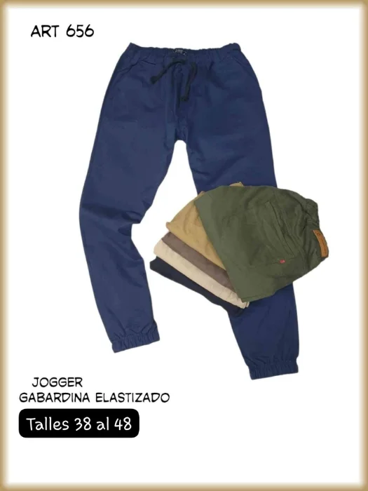 Joggers de Gabardina