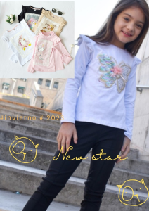 Camisetas Aplique Niñas