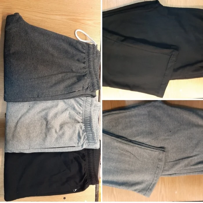 Pantalon Recto con Cierre de Algodon Rustico
