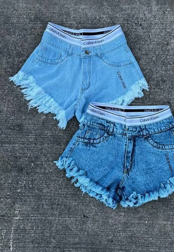 Short Jean Playero Calvin Dama - Imagen 5