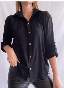 Camisas Lino Manga Larga Talles 2,3,4,5,6 X Curva - Miniatura 2