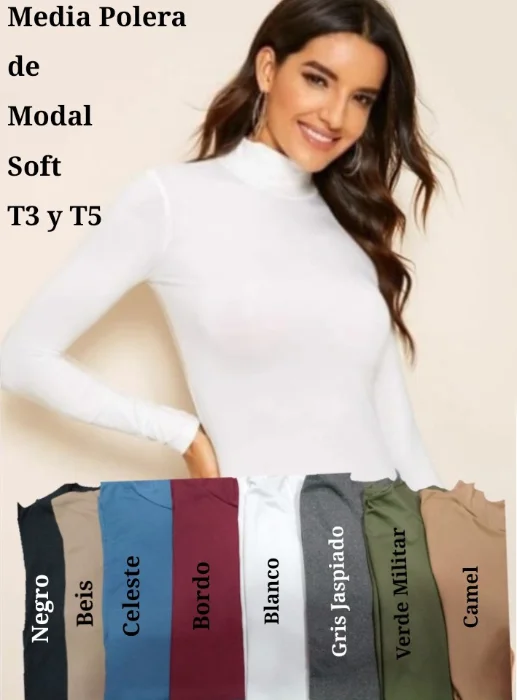 Poleras de Modal Soft