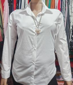 Camisas Lisas Mangas Largas Entalladas en Fibrana Rayón Poplin Excelente Calidad