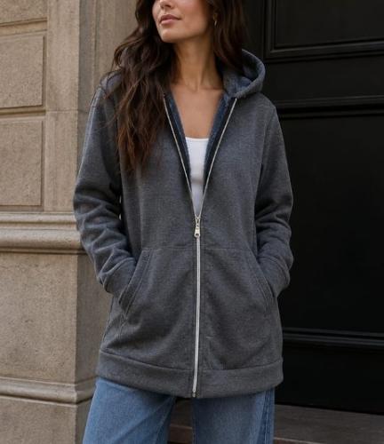 Maxicampera Jersey con Piel