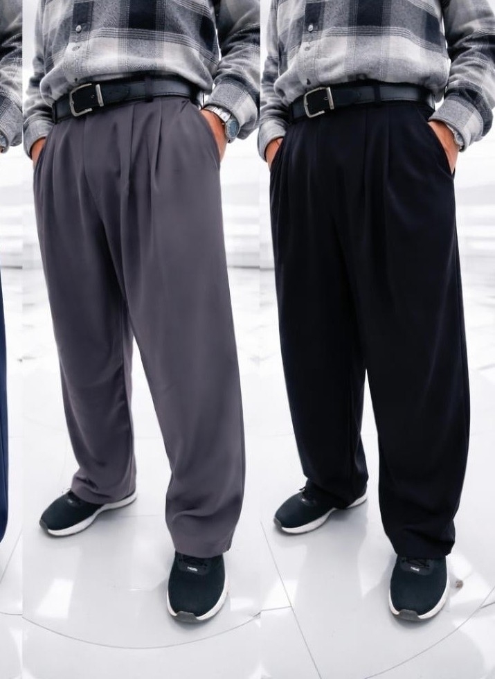 Pantalon Vestir Crep Sastrero Hombre - Imagen 2