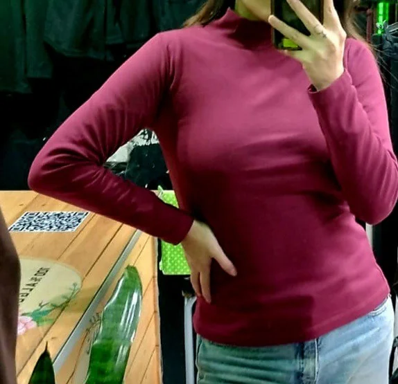 Media Polera de Algodón