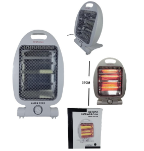 Estufa Infrarroja Dos Velas 400- 800w - Miniatura 4