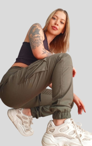 Cargo Dama (verde Militar)