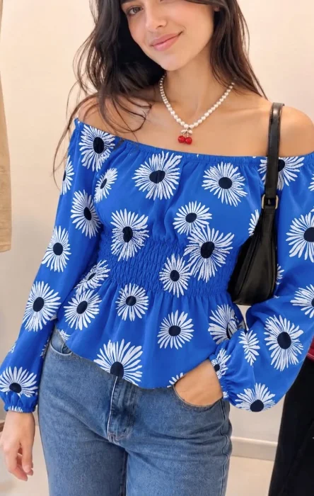 Blusa Nara Floreada