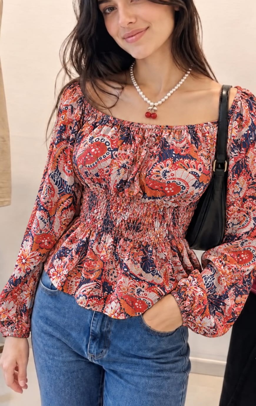 Blusa Nara Floreada - Imagen 6