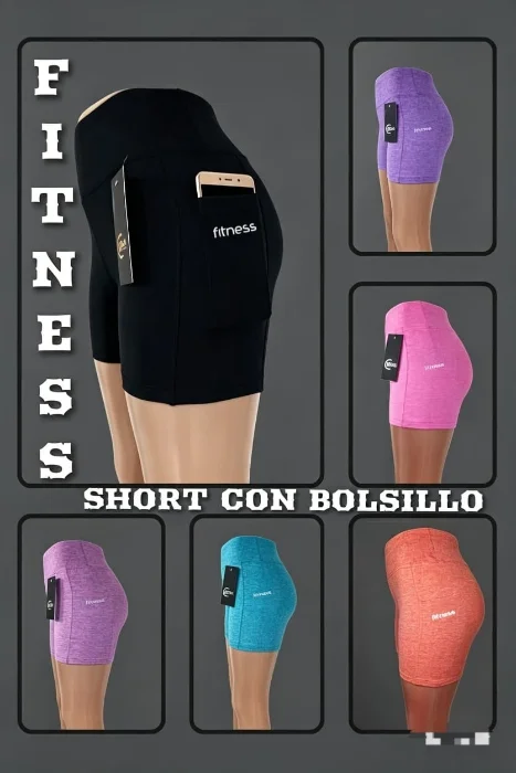 Short con Bolsillo Fitness Importado