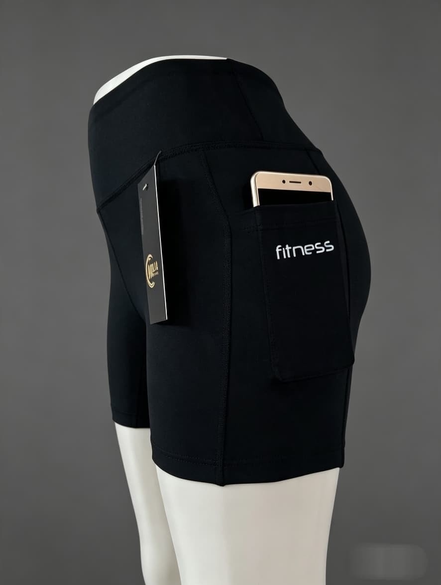 Short con Bolsillo Fitness Importado - Imagen 2