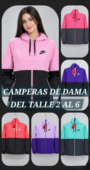 Camperas Bordadas Dama Nik