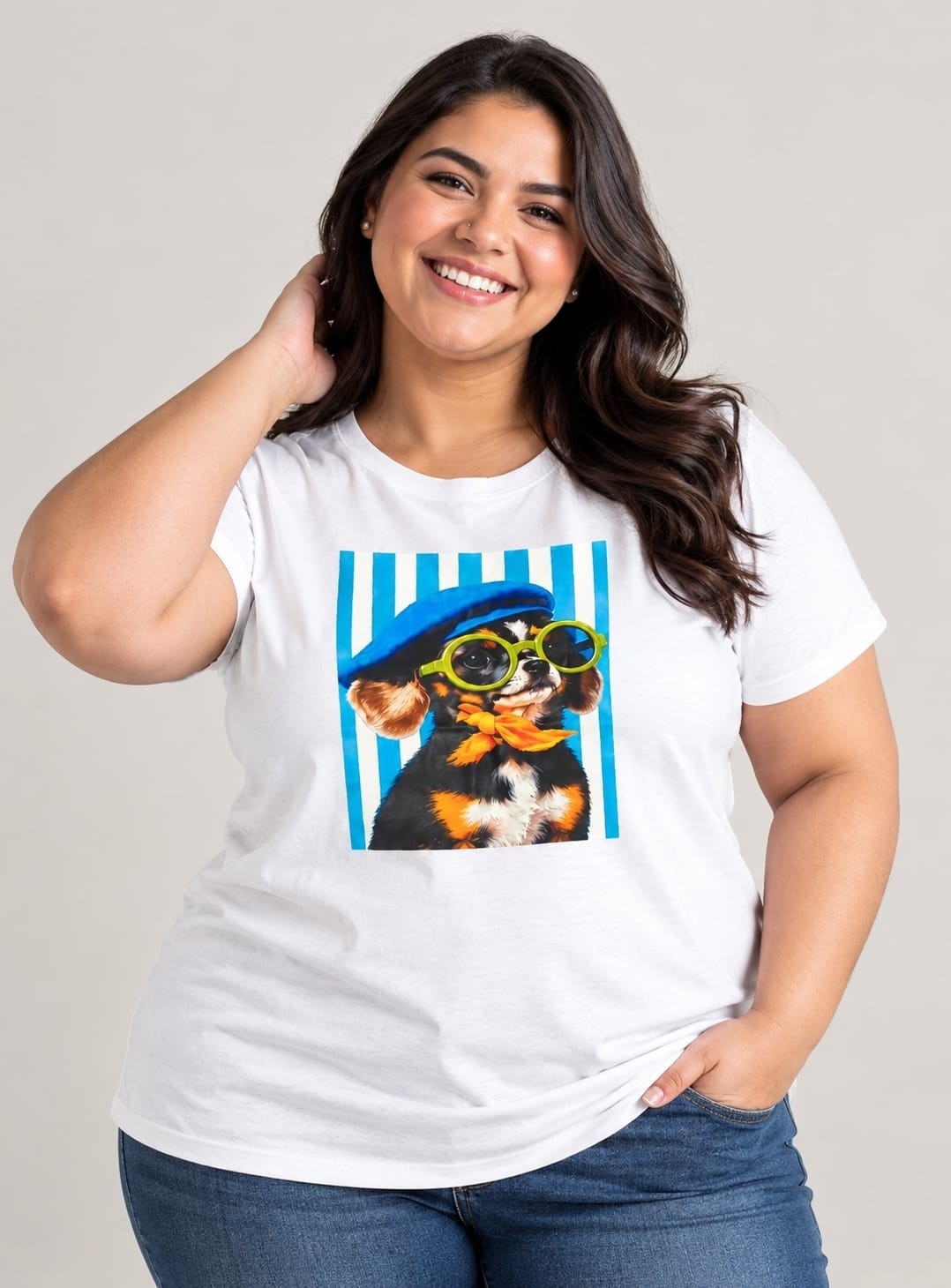 Remera Talles Especiales Algodón Peinado - Imagen 2