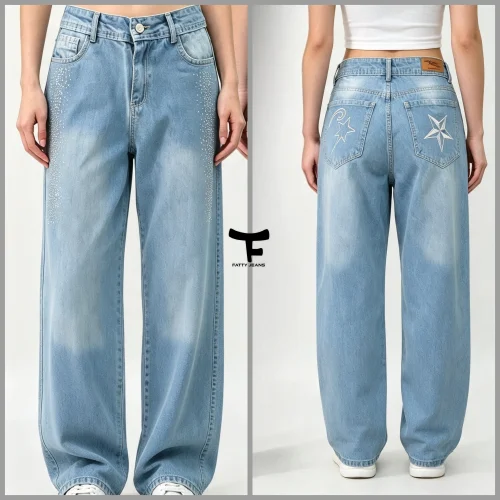 Baggy con Brillos de Dama