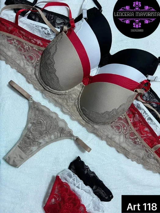 Conjunto Art 118 Base Medio Encaje