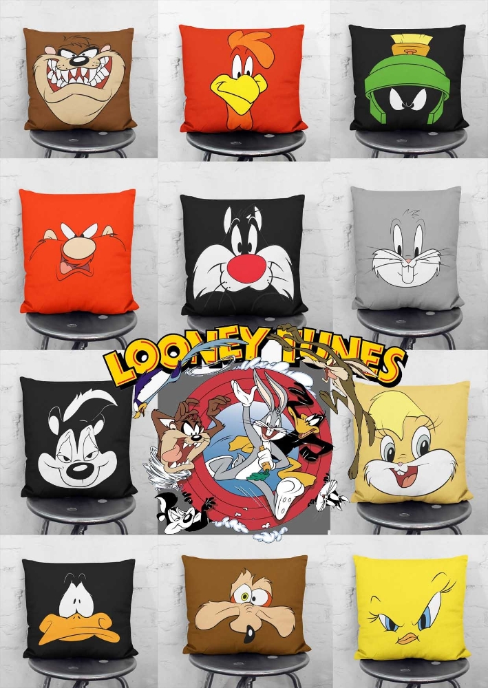 Almohadon Looneytunes 40x40cm Funda Más Relleno - Imagen 2