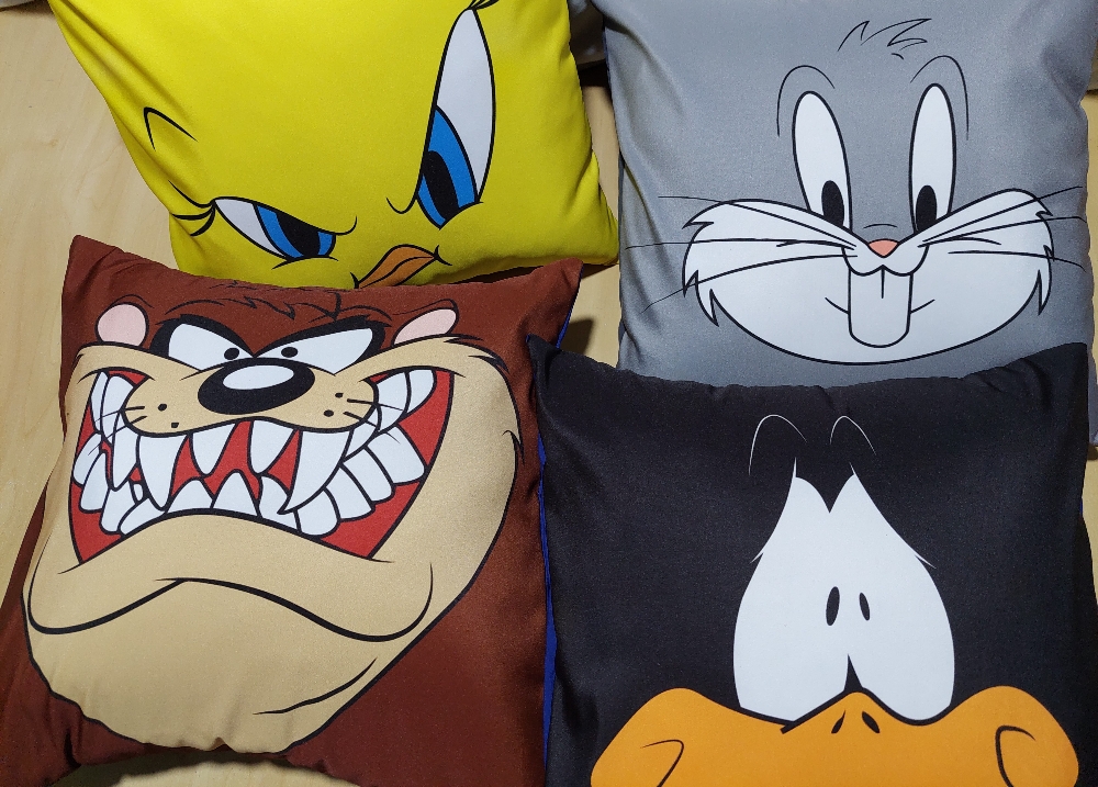 Almohadon Looneytunes 40x40cm Funda Más Relleno - Imagen 3