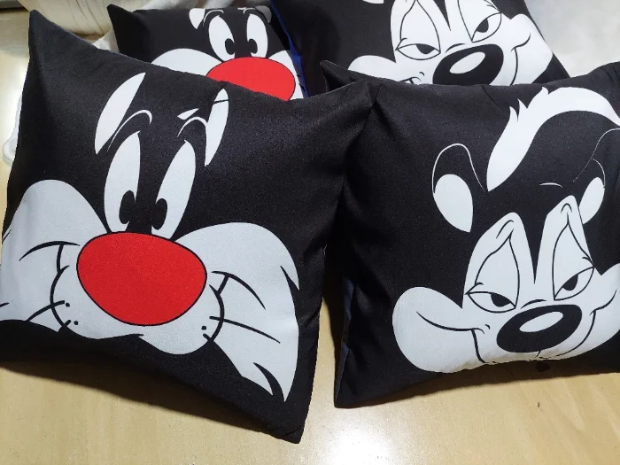 Almohadon Looneytunes 40x40cm Funda Más Relleno