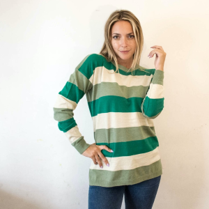 Sweater Rayado de Tres Colores