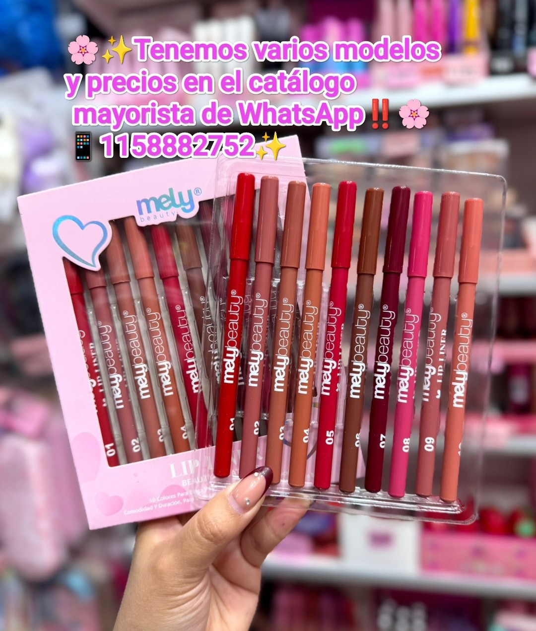 Delienador de Labios X10 en Caja de Mely (larga Duración) - Imagen 1