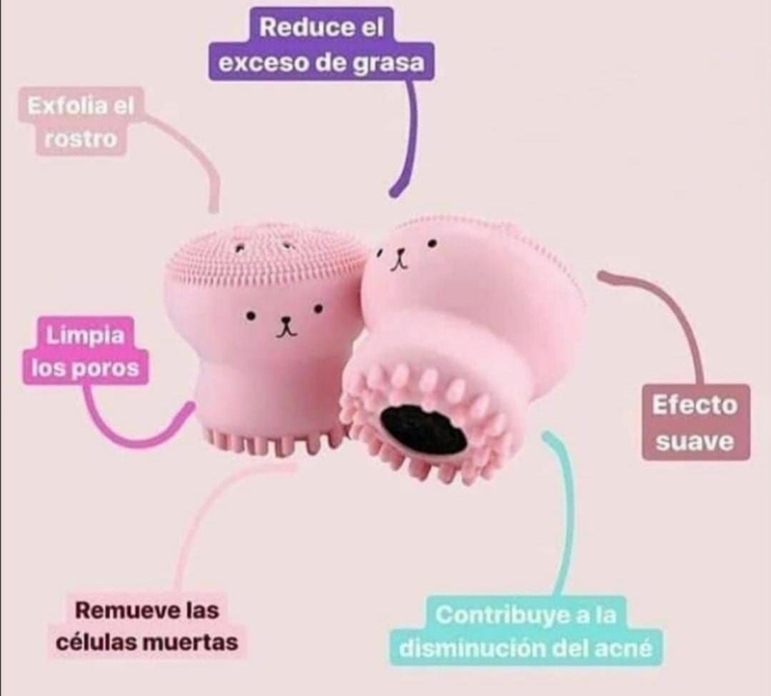 Pulpito Exfoliante & Masajeador Facial Manual - Imagen 2