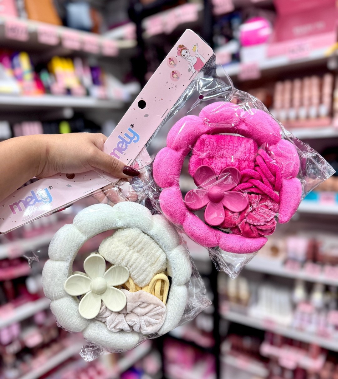 Kit Skincare Completo (vincha, Colitas, Broche & Muñequera) - Imagen 2