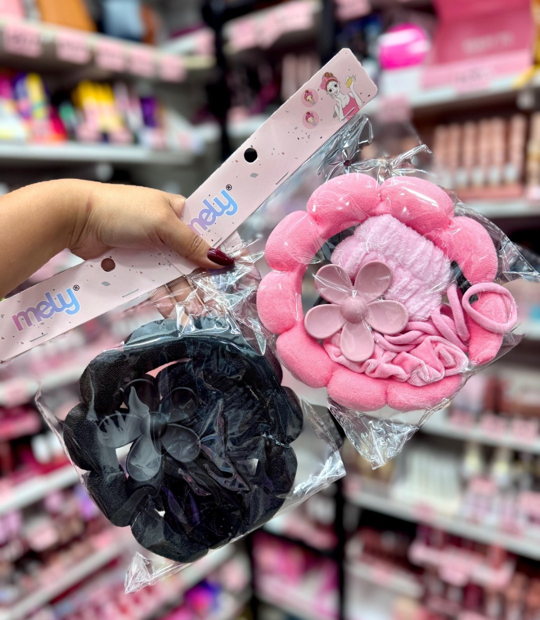 Kit Skincare Completo (vincha, Colitas, Broche & Muñequera) - Imagen 4